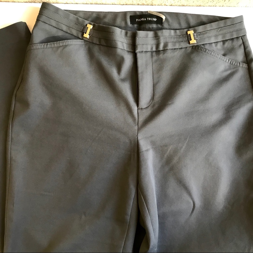 Ivanka Trump Gray Trousers Size 8 Petite